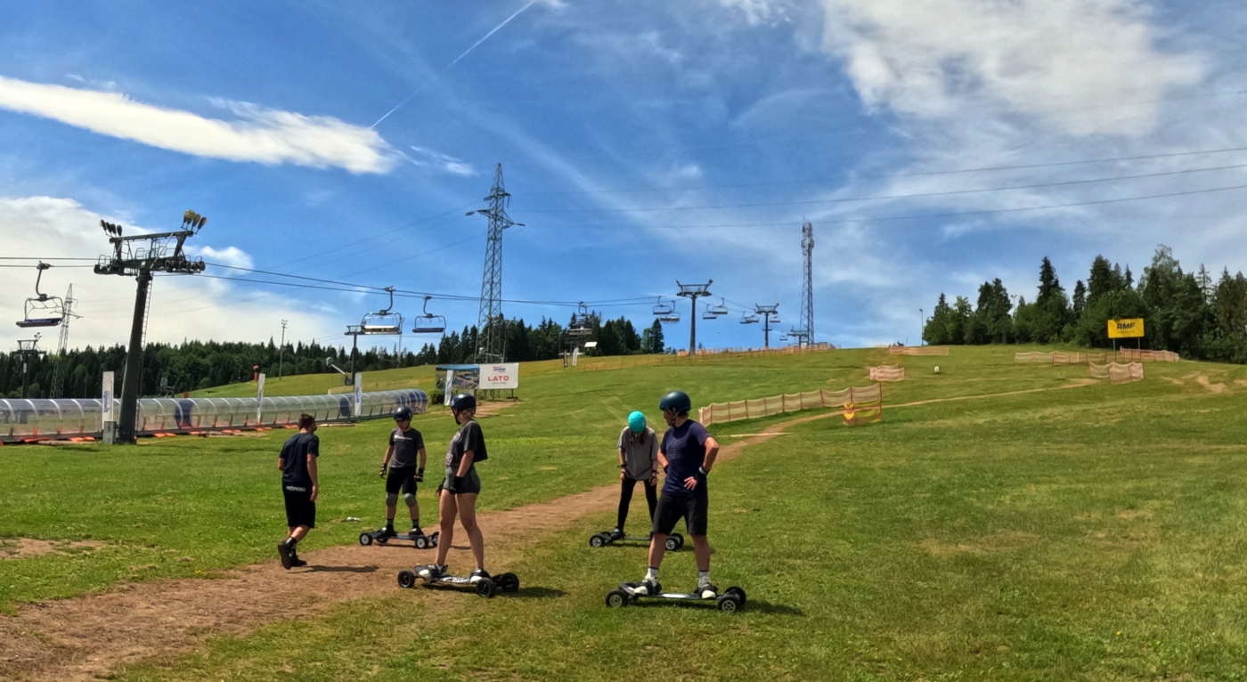 Białka Tatrzańska szkolenie mountainboard