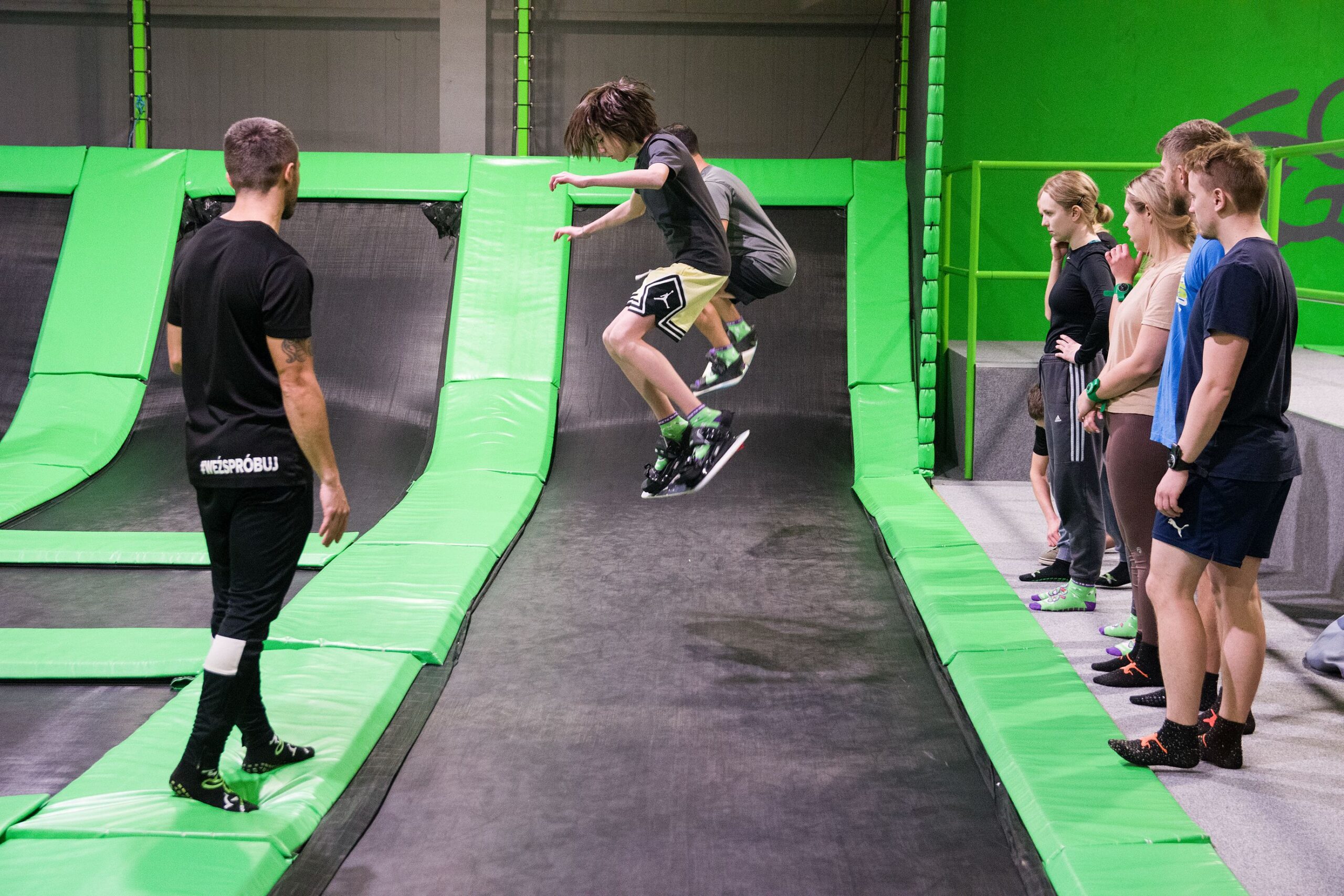 warsztaty na trampolinach w GoJump